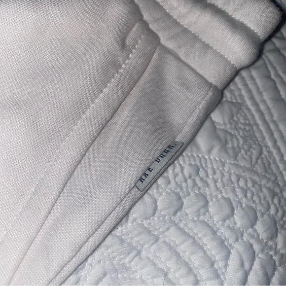 Rae Dunn womens off white jogger sweatpants with pockets and drawstring tie - Picture 6 of 9